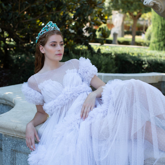 Tiara de flores Giada