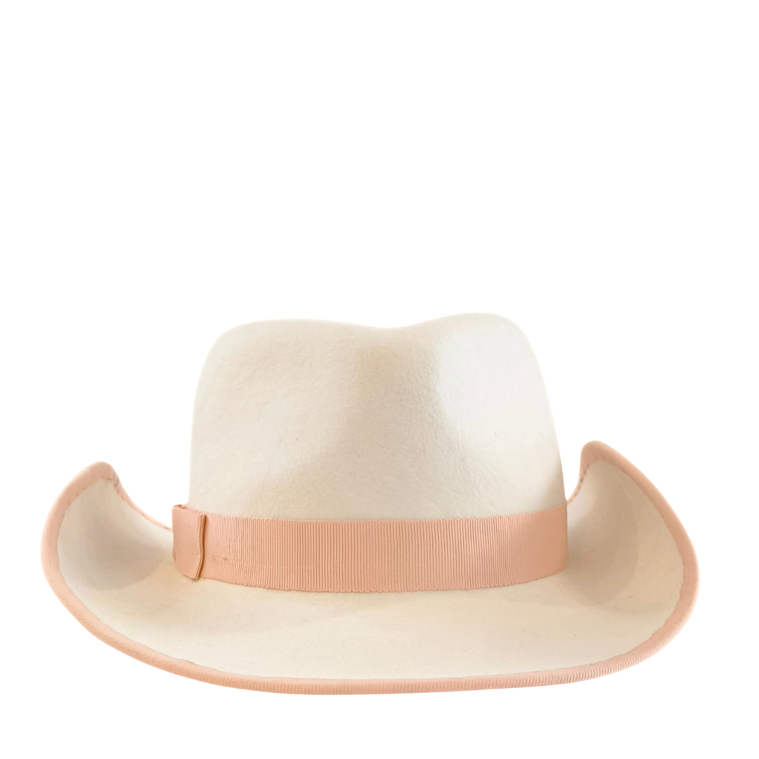 Sombrero Cowboy con flores