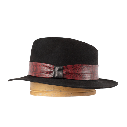 Sombrero fedora clásico en fieltro de castor Milano
