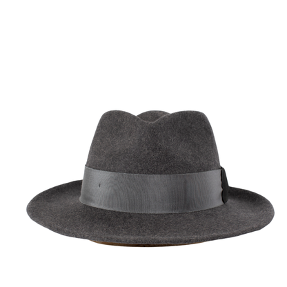Sombrero fedora ala intermedia Gris