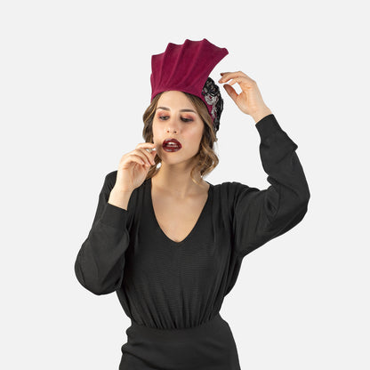 Casquete años 20 con pedrería