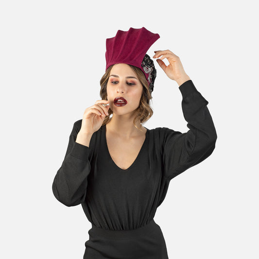 Casquete años 20 con pedrería