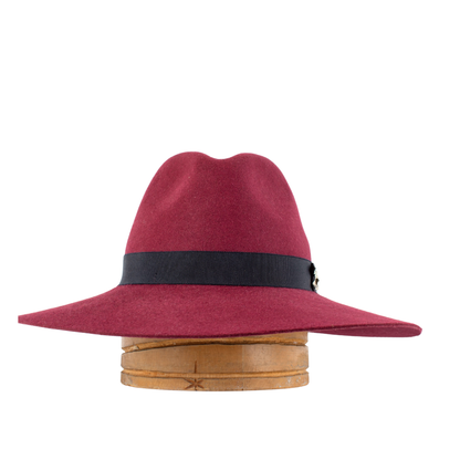 Sombrero fedora de ala ancha
