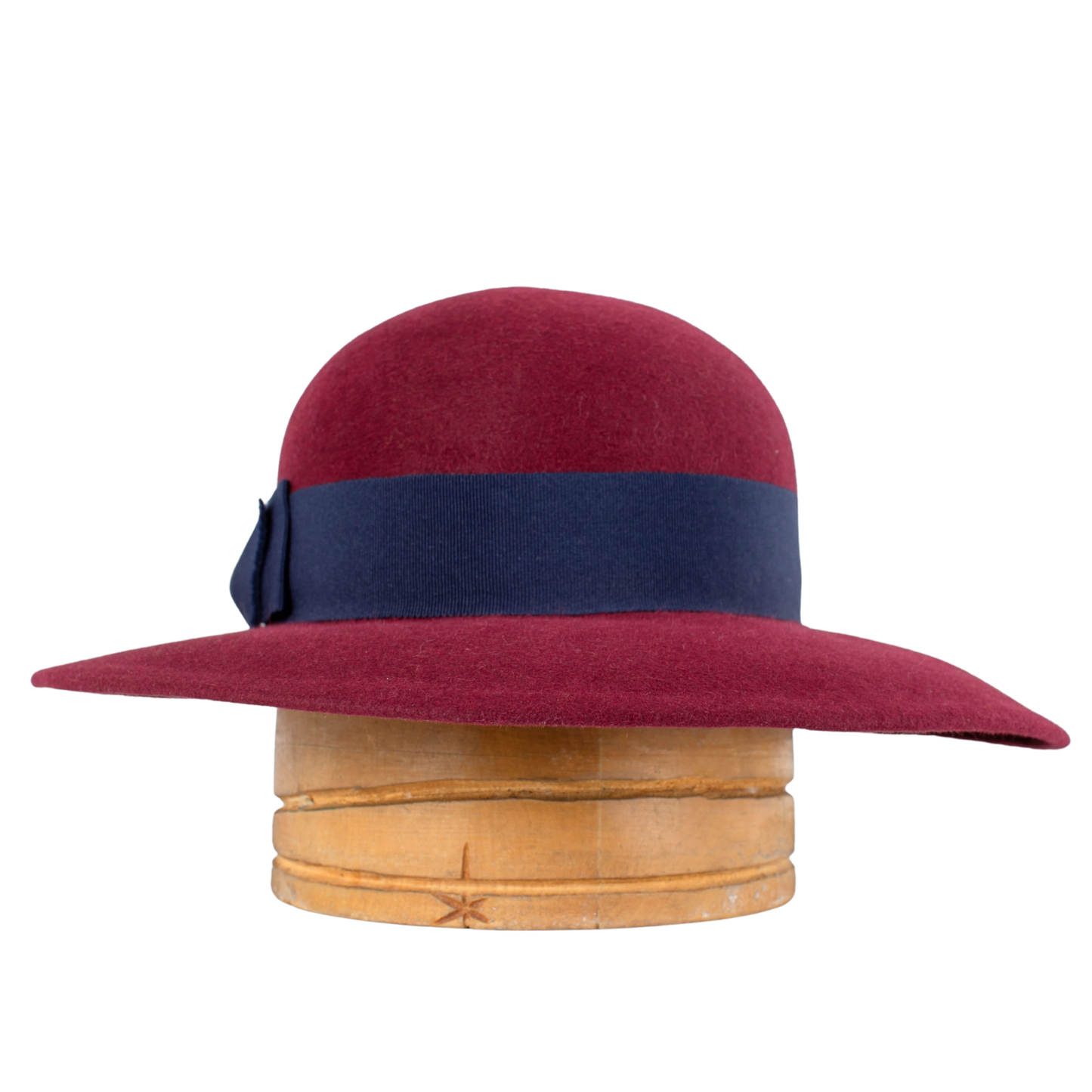 Sombrero copa redonda y ala ancha Firenze