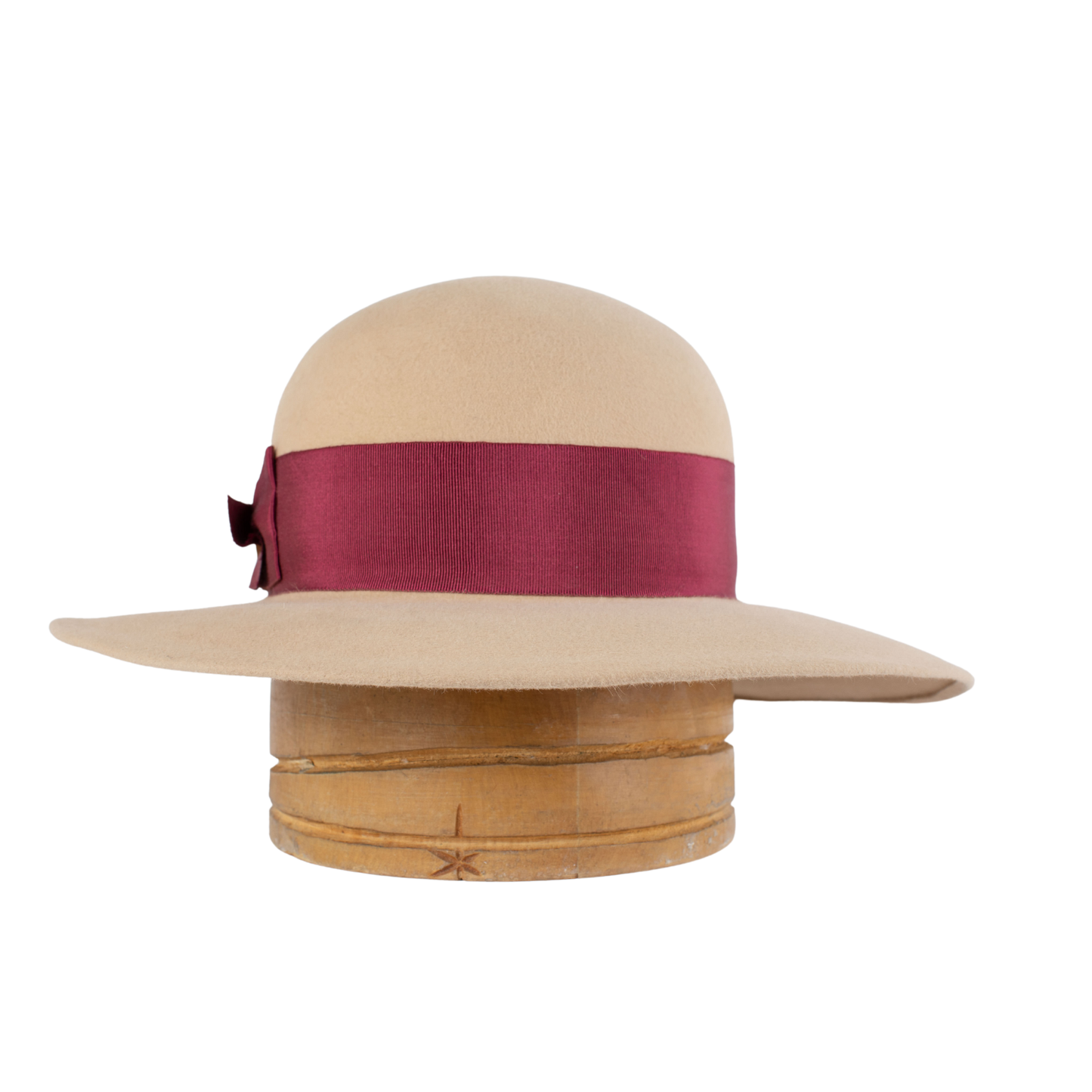 Sombrero copa redonda y ala ancha Firenze