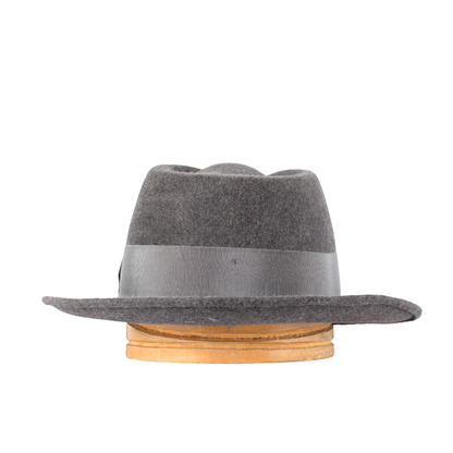 Sombrero fedora ala intermedia Gris
