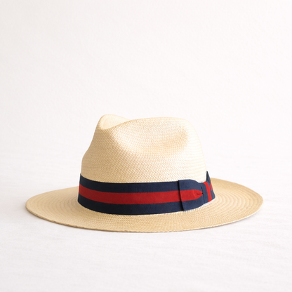 Panamá Brisa copa fedora tono blanco