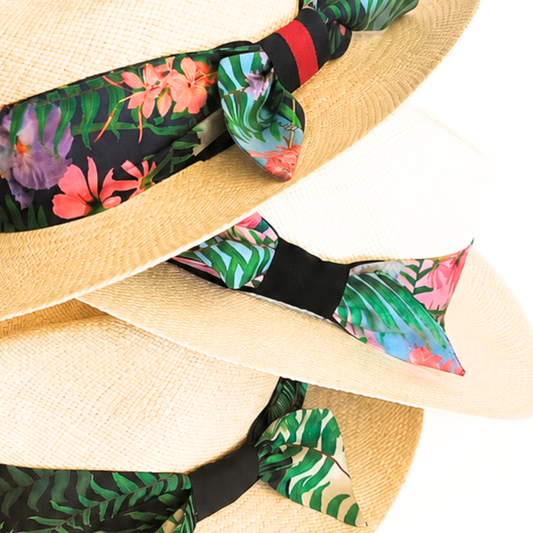 Pañuelo multifunción en seda estilo Twilly