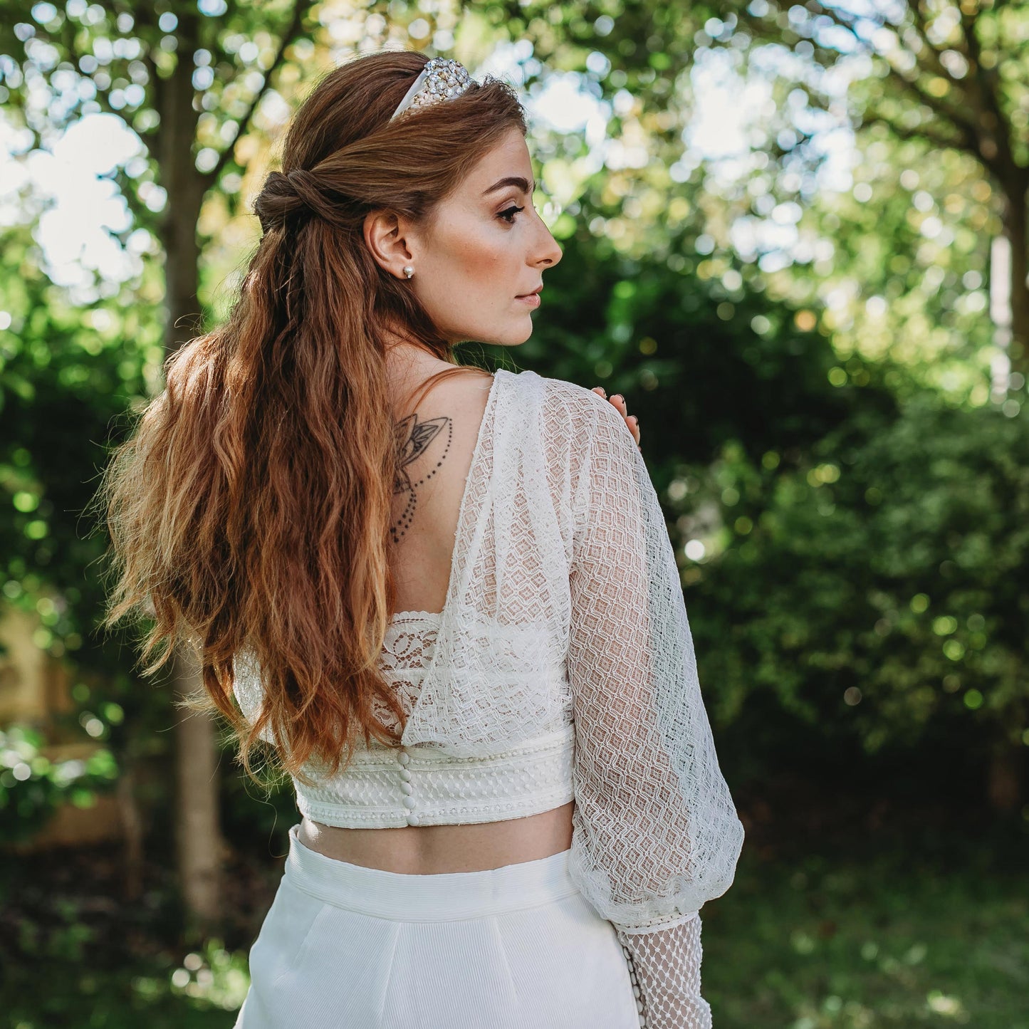 Diadema joya para novias