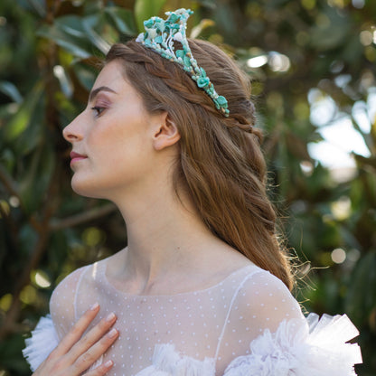 Tiara de flores Giada