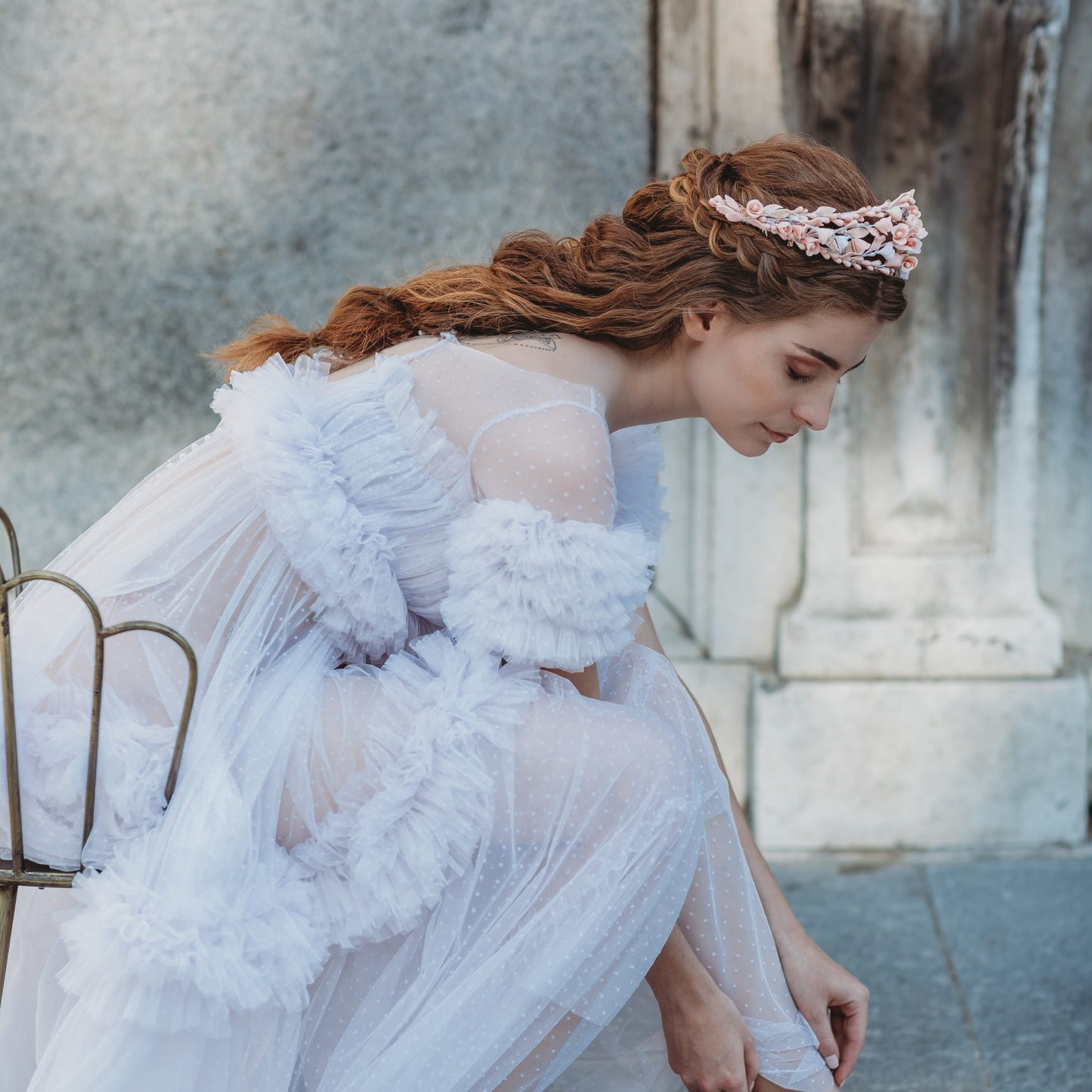 Tiara de novia Siena