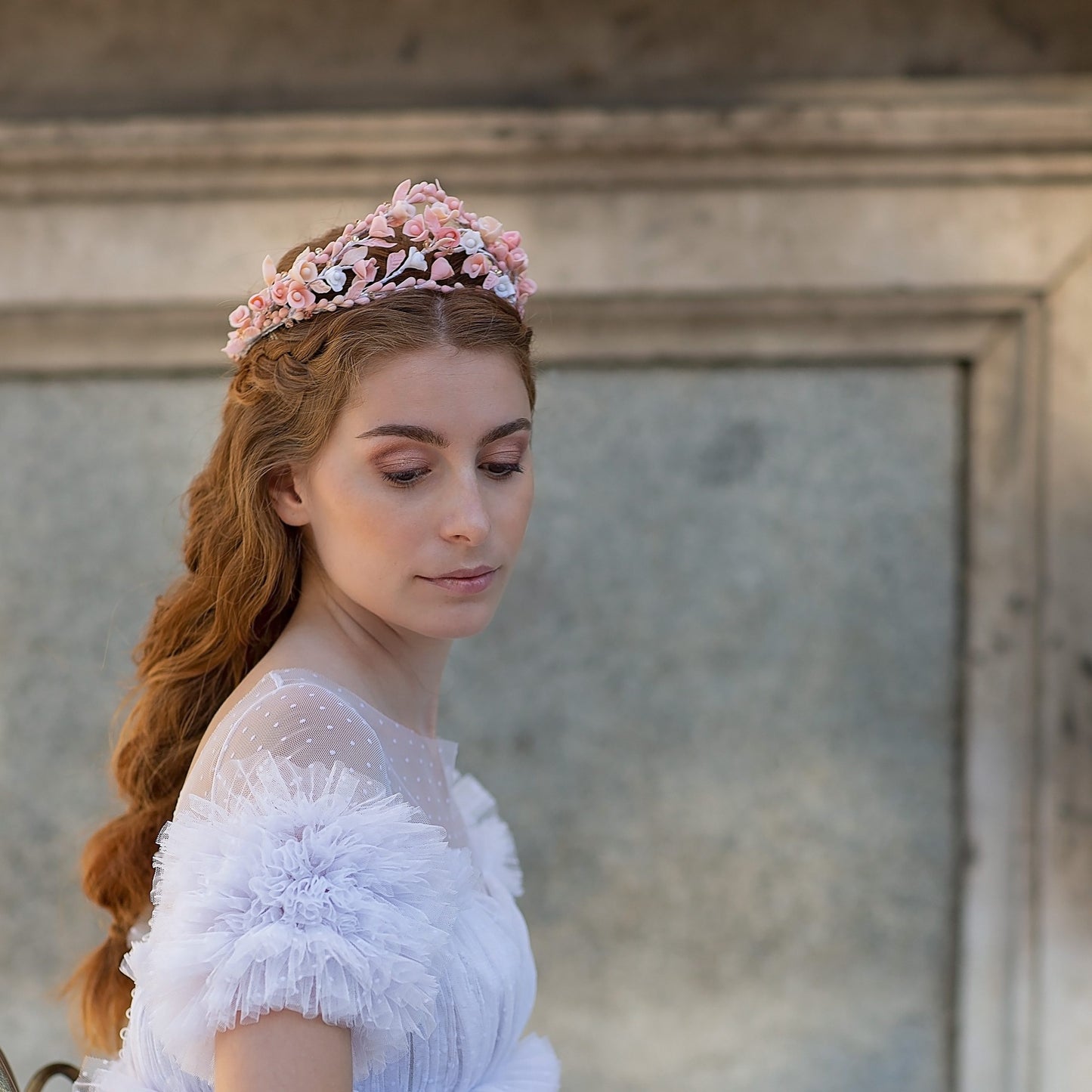 Tiara de novia Siena