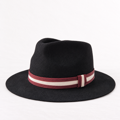 Sombrero fedora clásico en fieltro de castor Milano