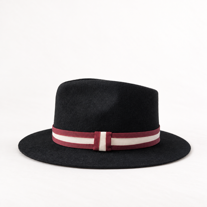 Sombrero fedora clásico en fieltro de castor Milano
