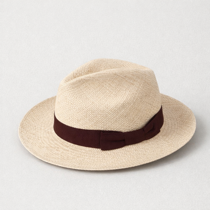Panamá Brisa copa fedora tono natural