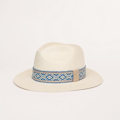 Panamá blanco Paxos cinta azul