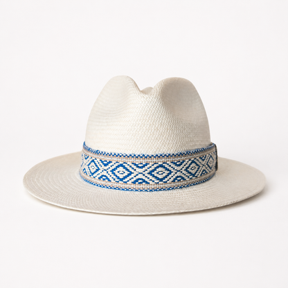 Panamá blanco Paxos cinta azul