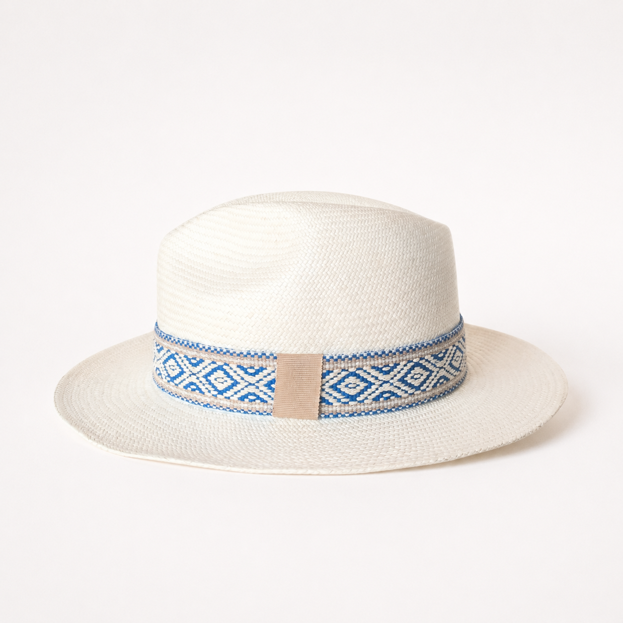 Panamá blanco Paxos cinta azul